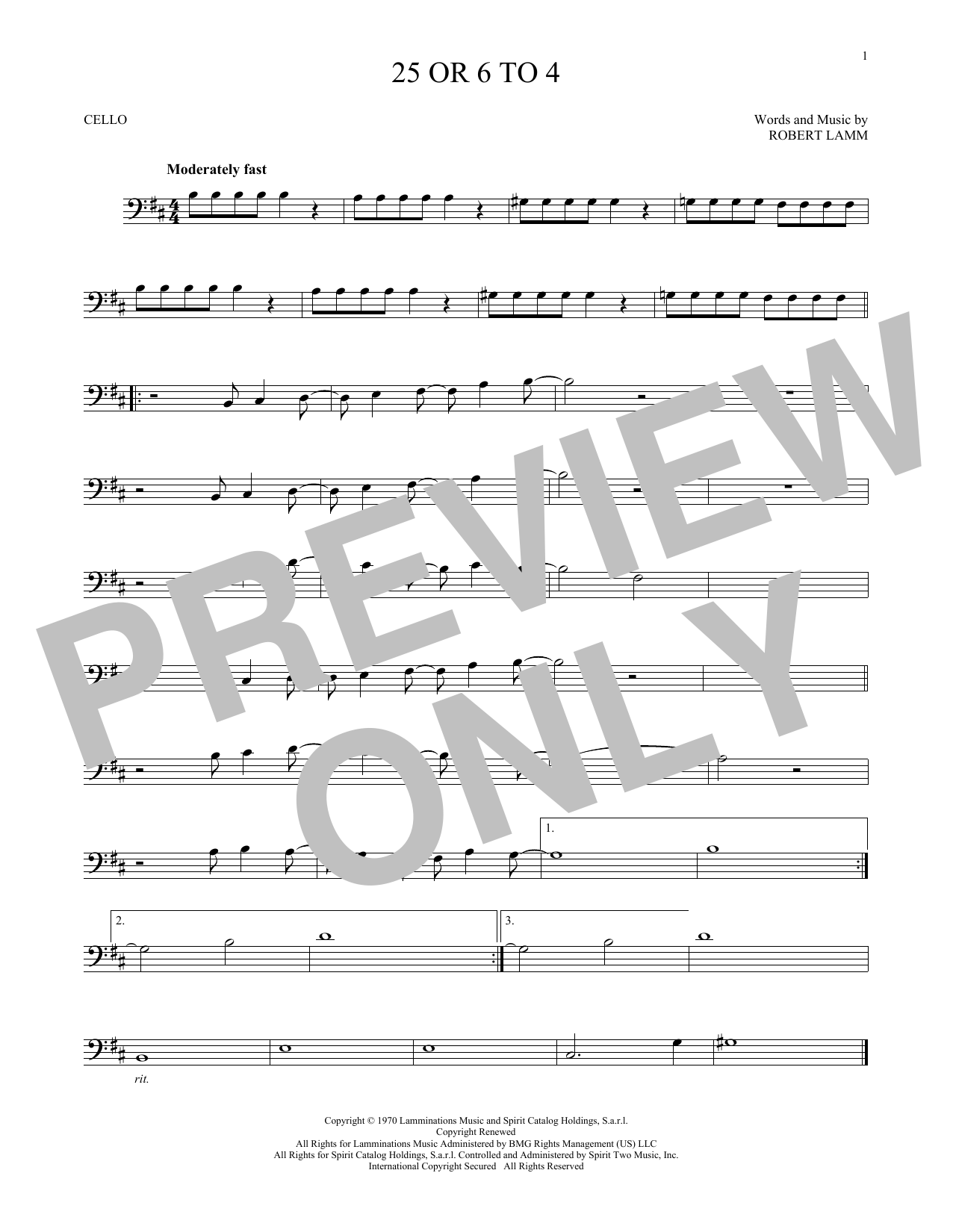 Produktgalerie: Seite 1 von 1 25 Or 6 To 4, Chicago, Violoncello