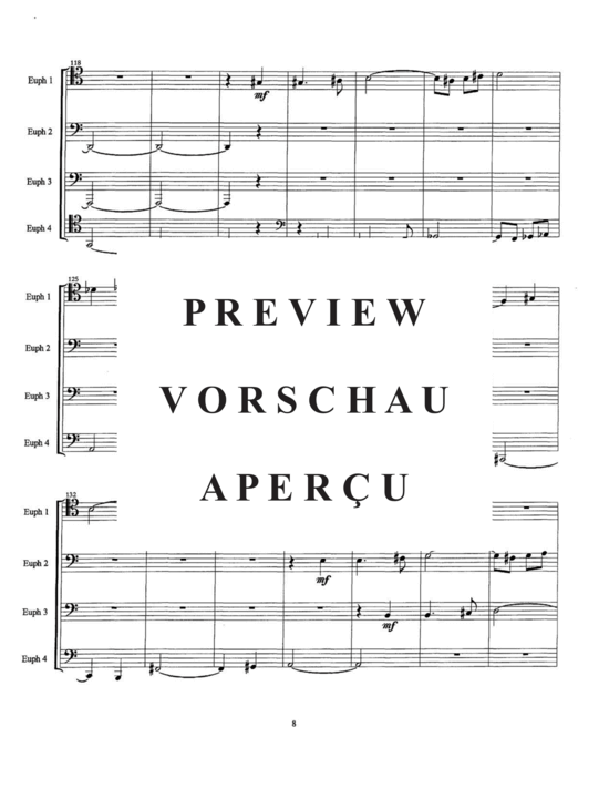 Product gallery: Page 10 of 21 Fantasia on ",God of Our Fathers", , , (Euphonium Quartet)