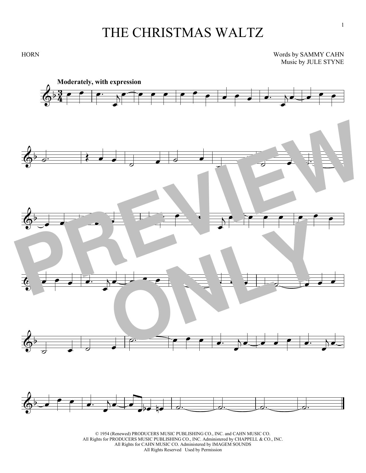 Produktgalerie: Seite 1 von 1 The Christmas Waltz, Frank Sinatra, Horn