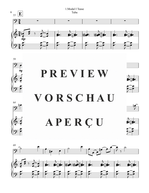 Product gallery: Page 10 of 11 Frivol I Tease, , (tuba or bass trombone and piano)