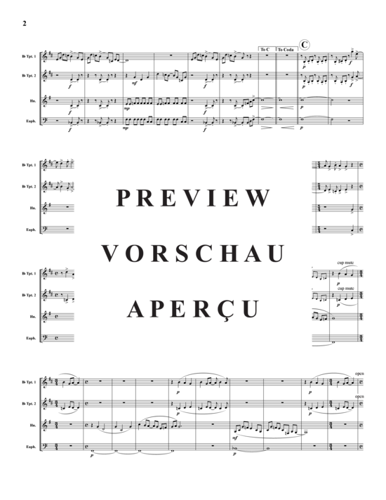 Produktgalerie: Seite 3 von 21 Quartet for Brass , , (2x Tromp in B, Horn, Bariton/Pos)