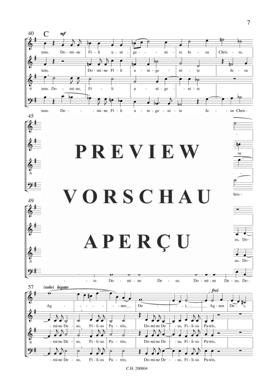 gallery: Missa Brevis (1956), , (Gemischter Chor 4-5 stimmig)