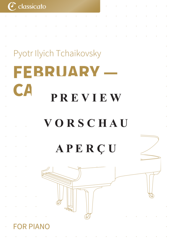 Product gallery: Page 2 of 10 February - Carnival - The Seasons, Op. 37b, No. 2 , , Piano Solo