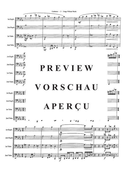 Product gallery: Page 6 of 21 Song Without Words , , (Tuba Quartett EETT)