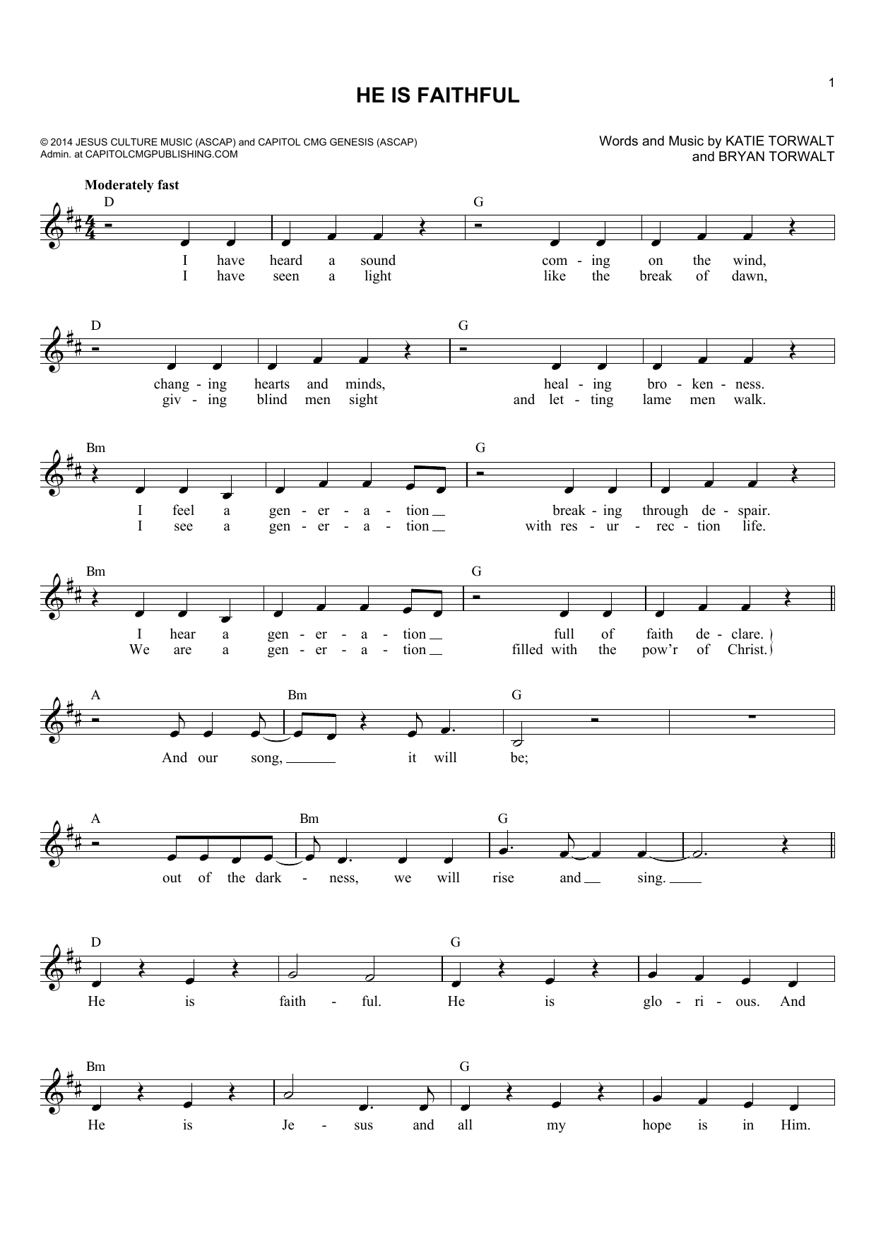 Produktbild zu: He Is Faithful