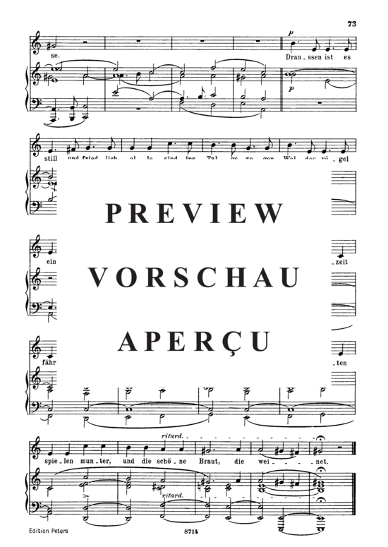Product gallery: Page 3 of 3 Auf einer Burg, Op.39 No.7, , Medium Voice and Piano