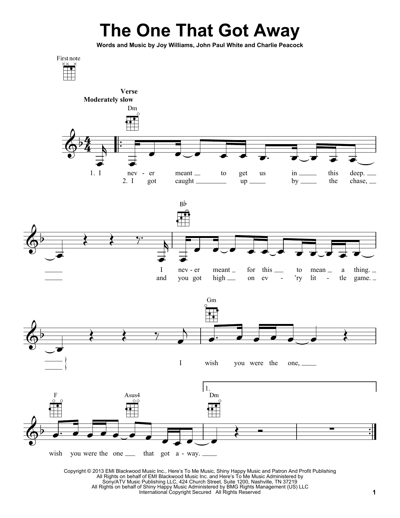Product gallery: Page 1 of 1 The One That Got Away, The Civil Wars