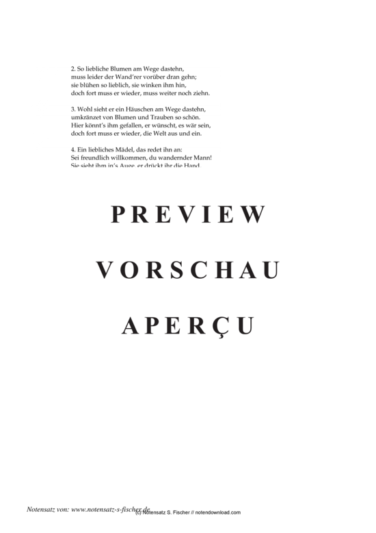 Product gallery: Page 3 of 3 Ein Sträußle am Hute , , Piano and Voice