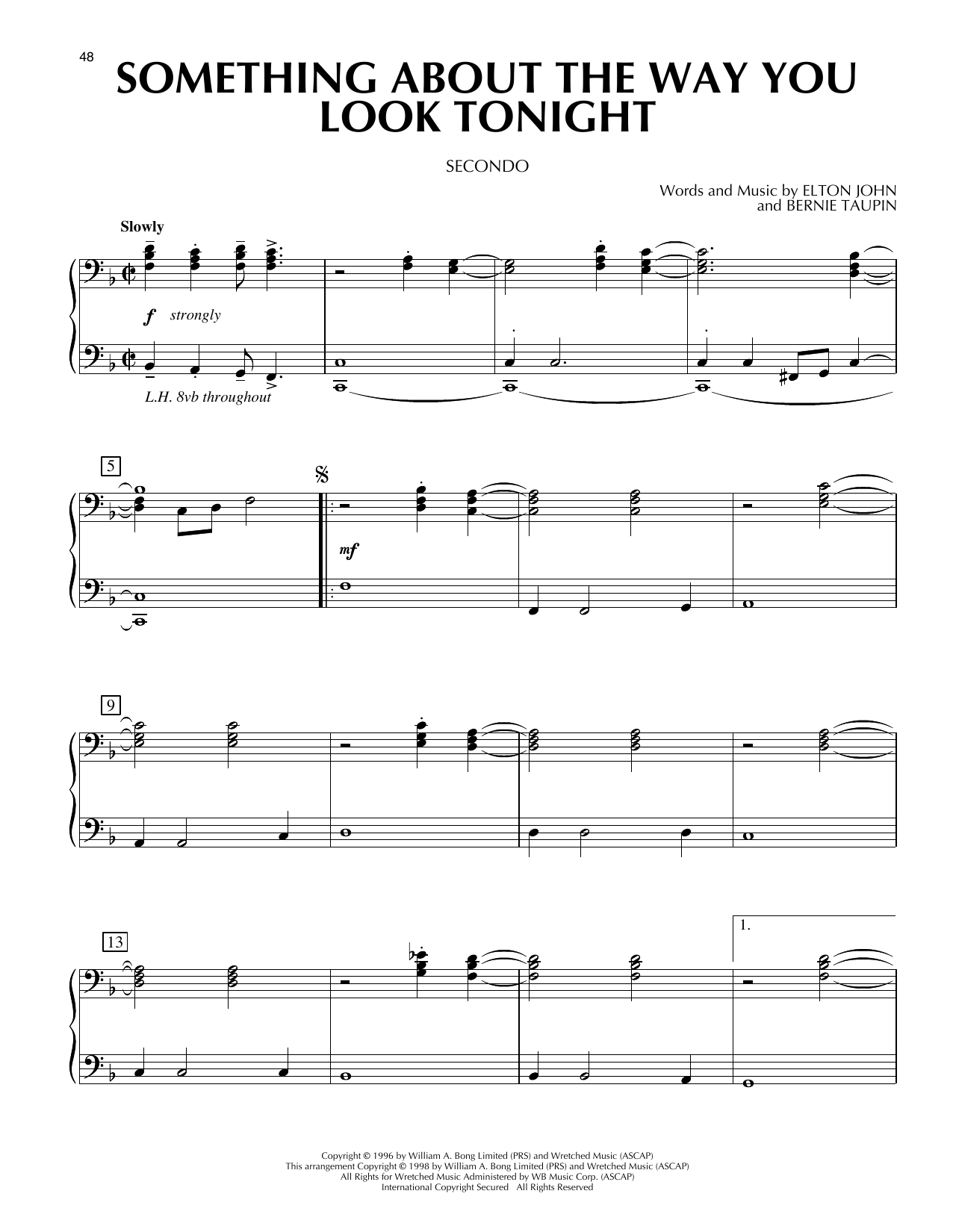 Product gallery: Page 1 of 1 Something About The Way You Look Tonight, Elton John