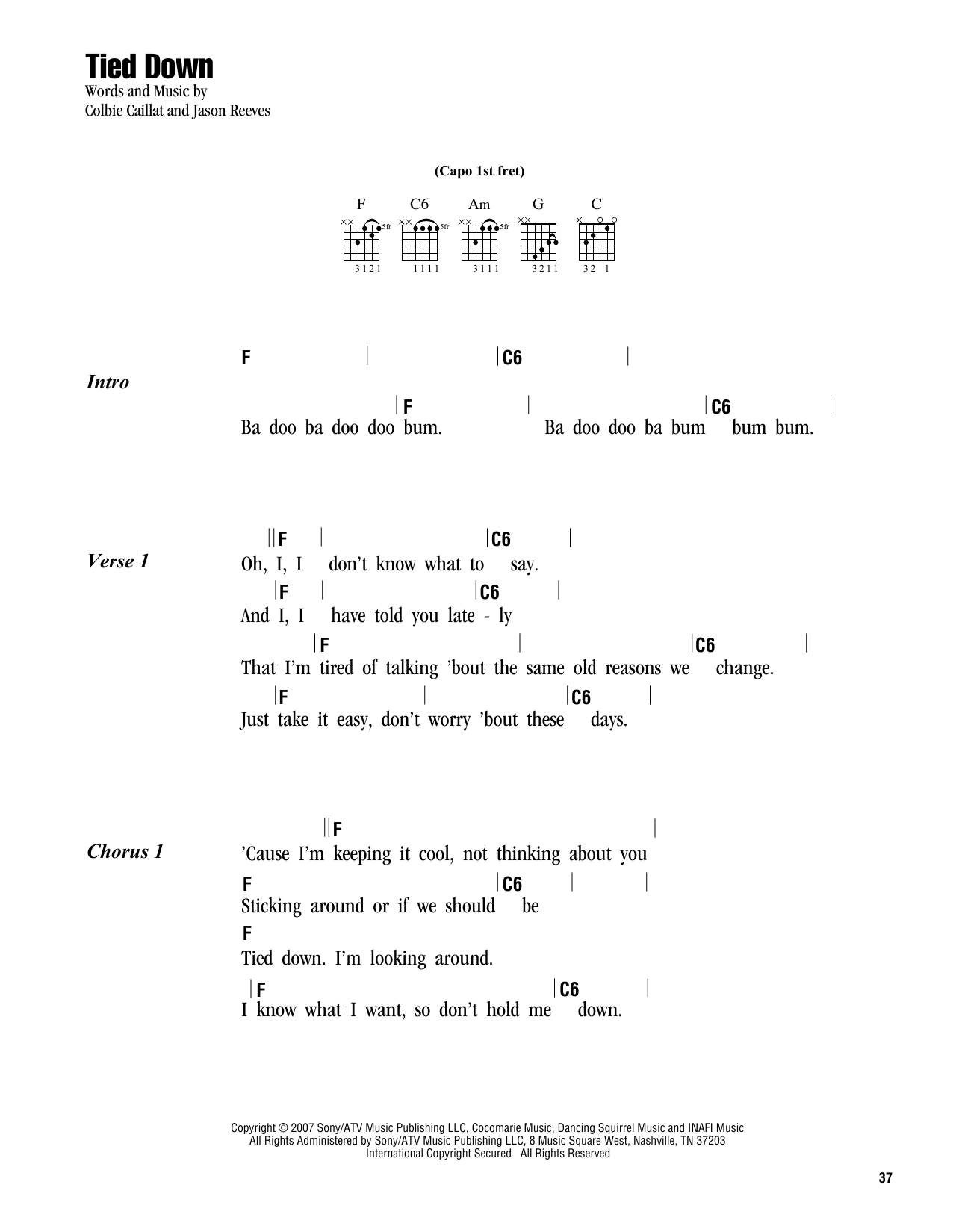 Produktbild zu: Tied Down