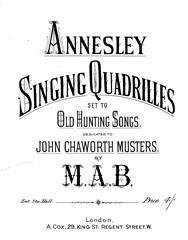 cover: Singing Quadrilles Set To Old Hunting Songs, 