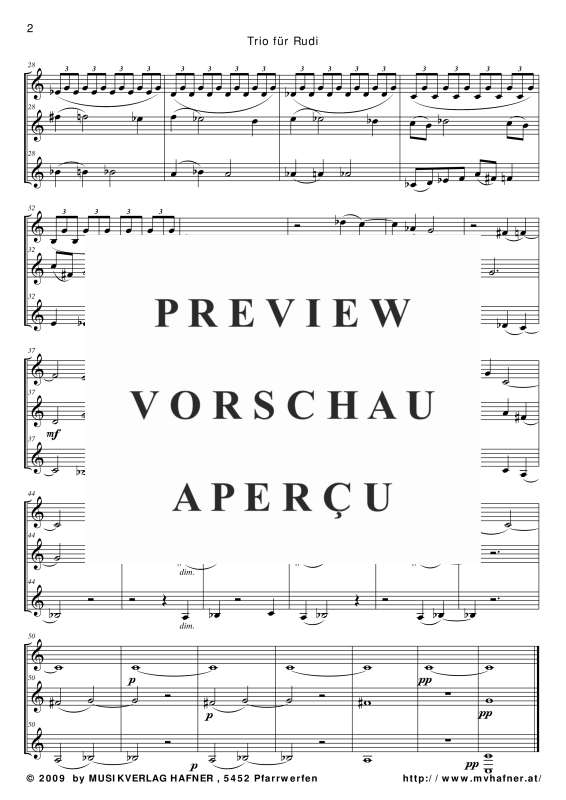 Produktgalerie: Seite 6 von 9 Trio für Rudi, , (Trio für 3 Flügelhörner)