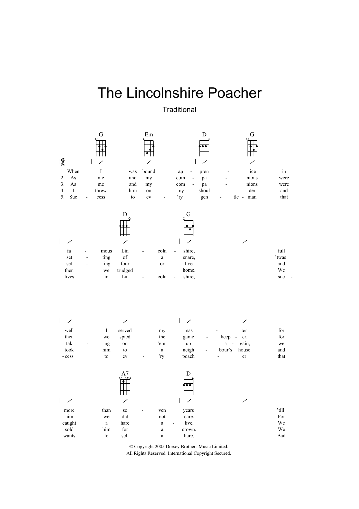Product gallery: Page 1 of 1 The Lincolnshire Poacher, Traditional