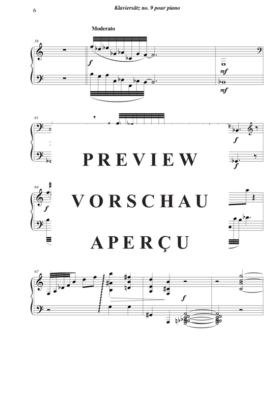 Product gallery: Page 7 of 12 Klaviersätz no. 9 , , Piano Solo