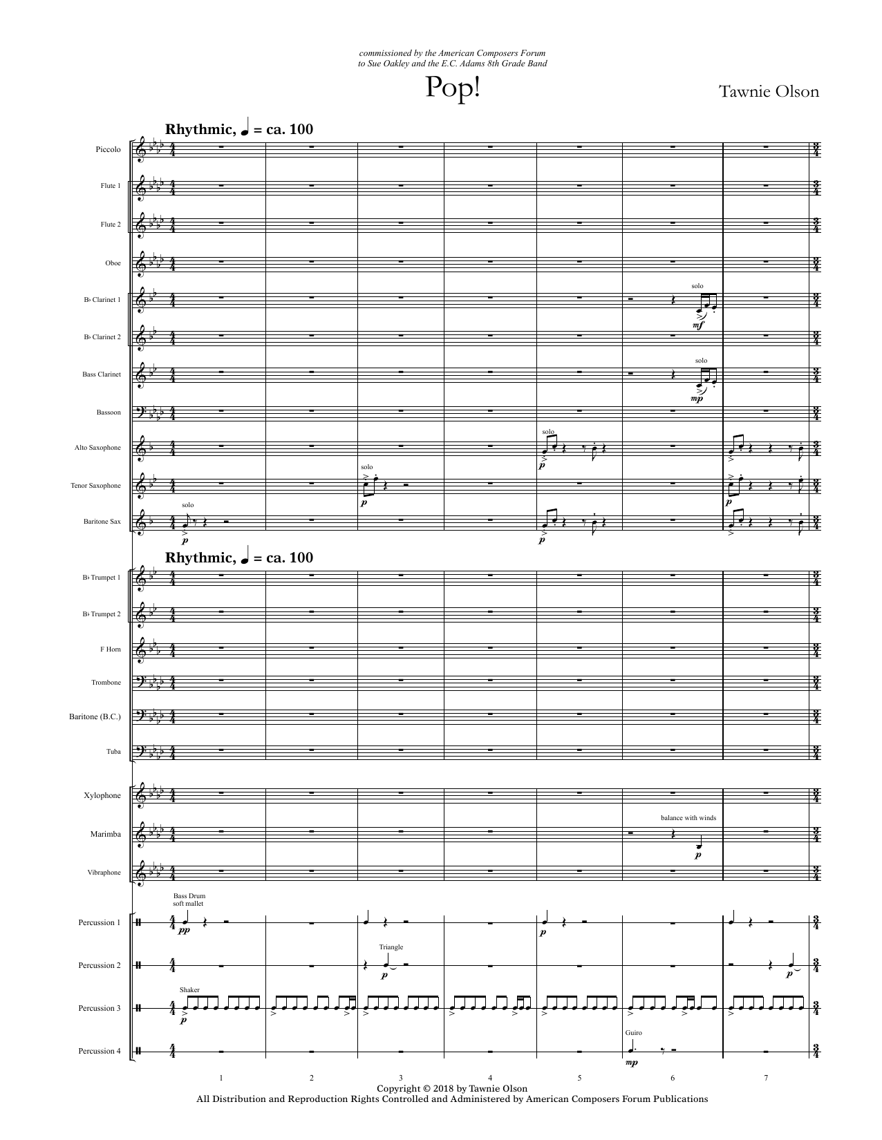 Product picture to: Pop! - Full Score