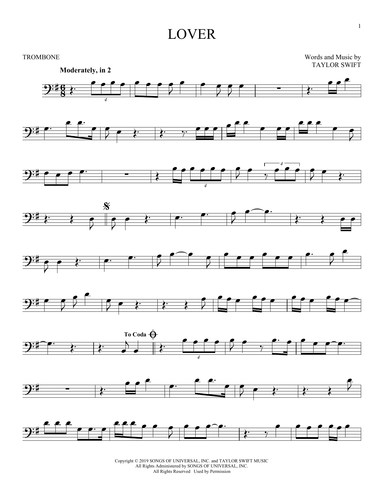 Product gallery: Page 1 of 1 Lover, Taylor Swift