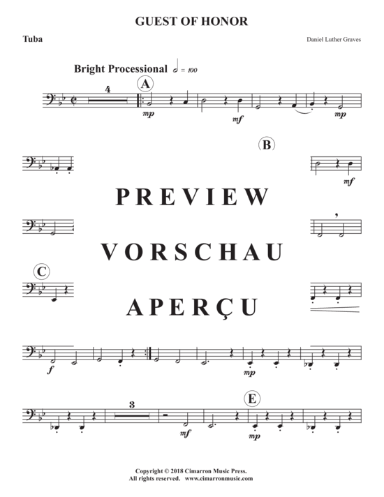 Product gallery: Page 15 of 16 Guest of Honor , , (Brass Quintet)