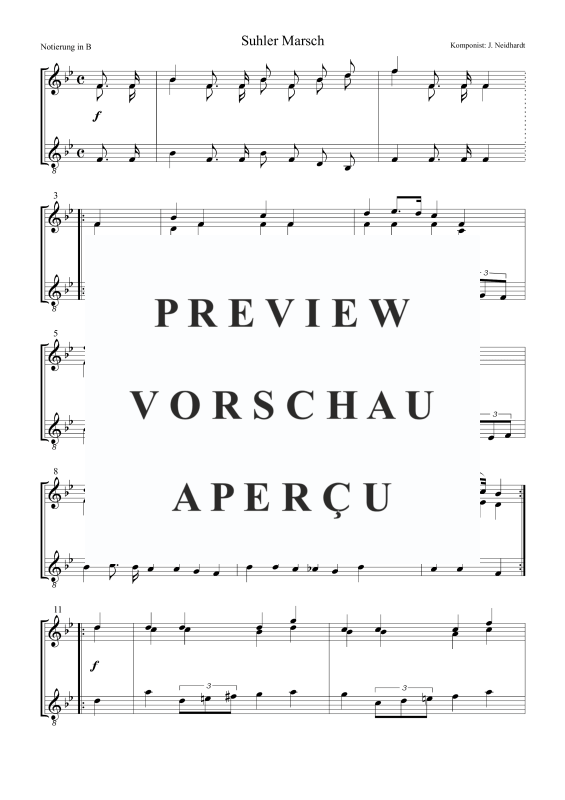 Produktgalerie: Seite 4 von 5 Suhler Marsch, , Posaunenchor