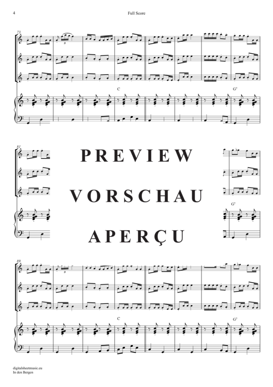 Product gallery: Page 5 of 21 In Den Bergen , Avsenik, Slavko, (violin trio + piano)