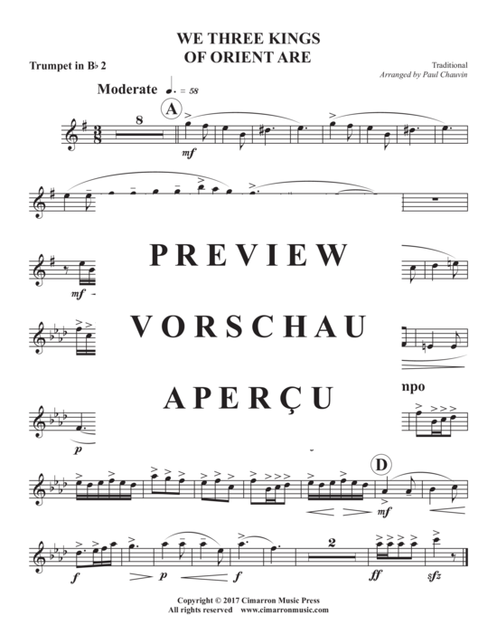 Product gallery: Page 7 of 12 We Three Kings of Orient Are , , (Trumpet ensemble 1-7 trumpets)