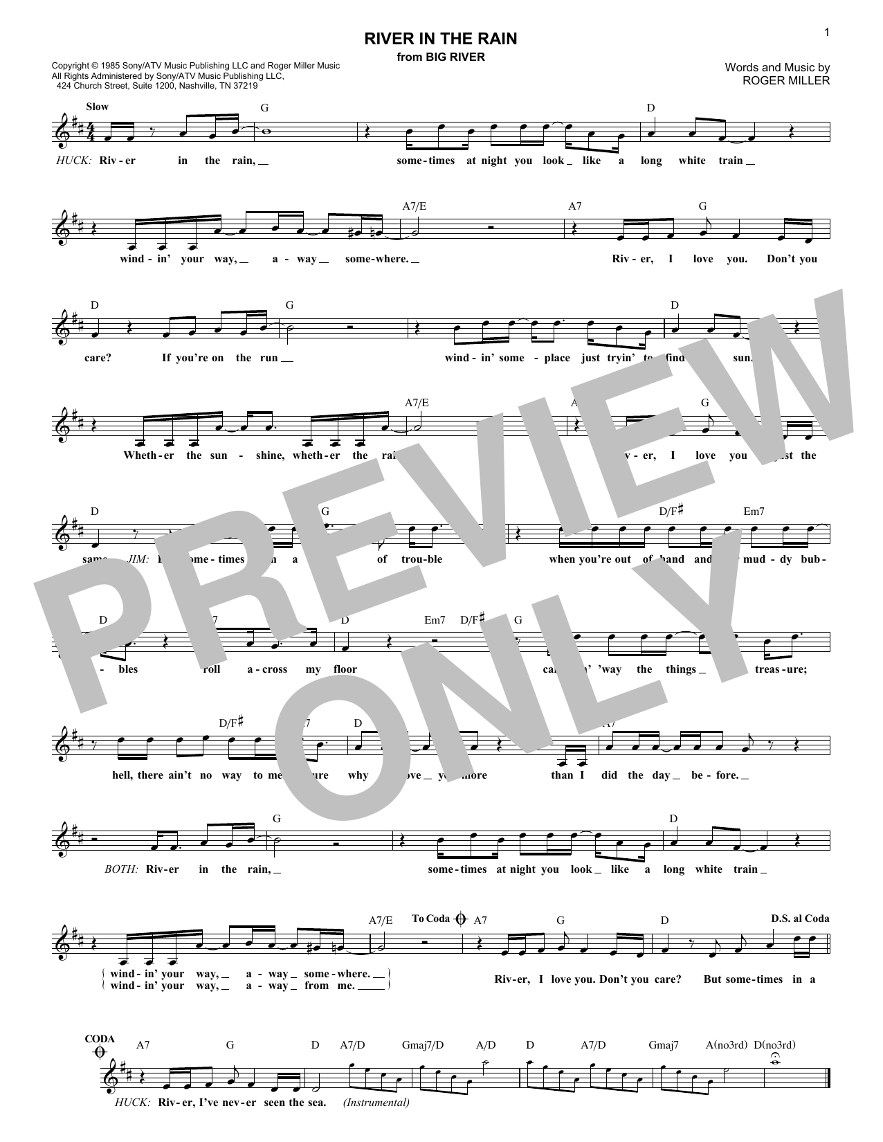 Produktbild zu: River In The Rain