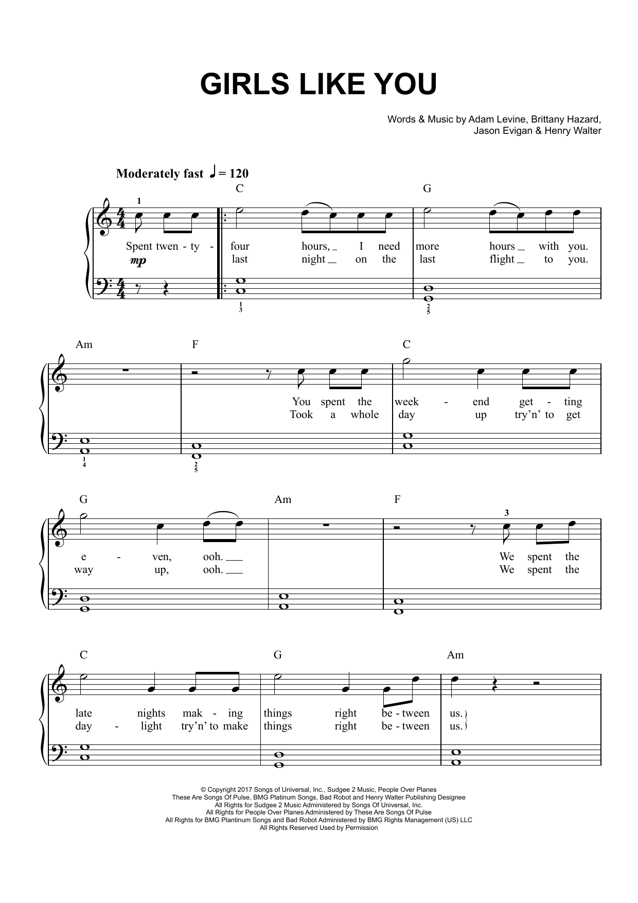 Product picture to:  Girls Like You - Maroon 5