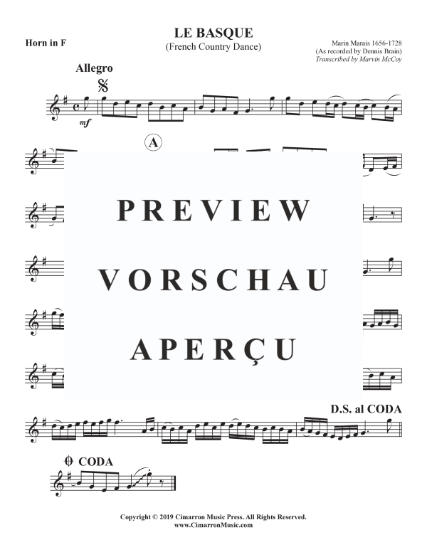 Product gallery: Page 5 of 5 Le Basque, , Horn In F and Piano