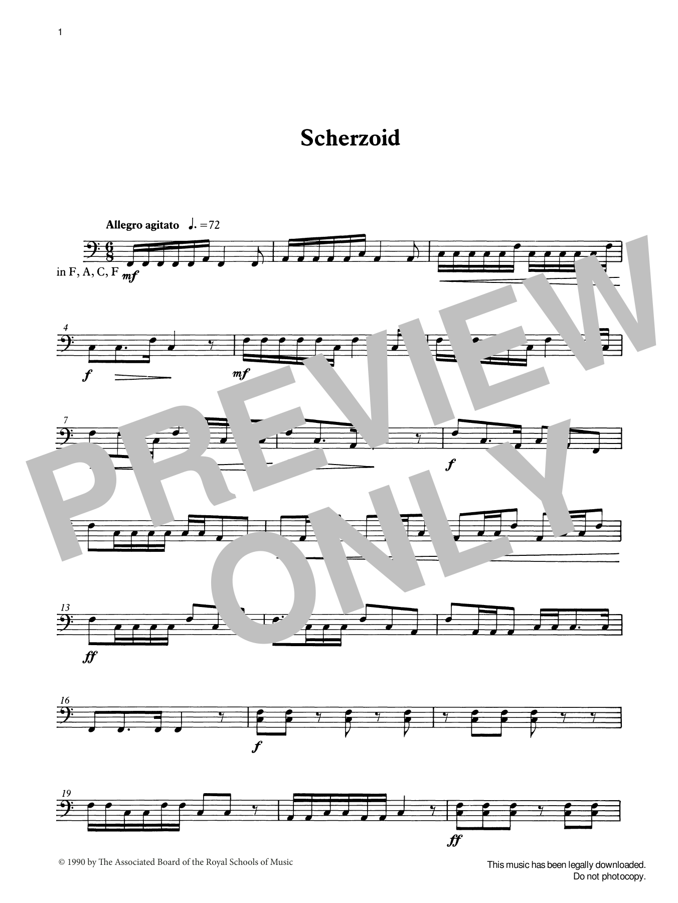 Produktgalerie: Seite 1 von 1 Scherzoid from Graded Music for Timpani, Book III, Ian Wright, Percussion