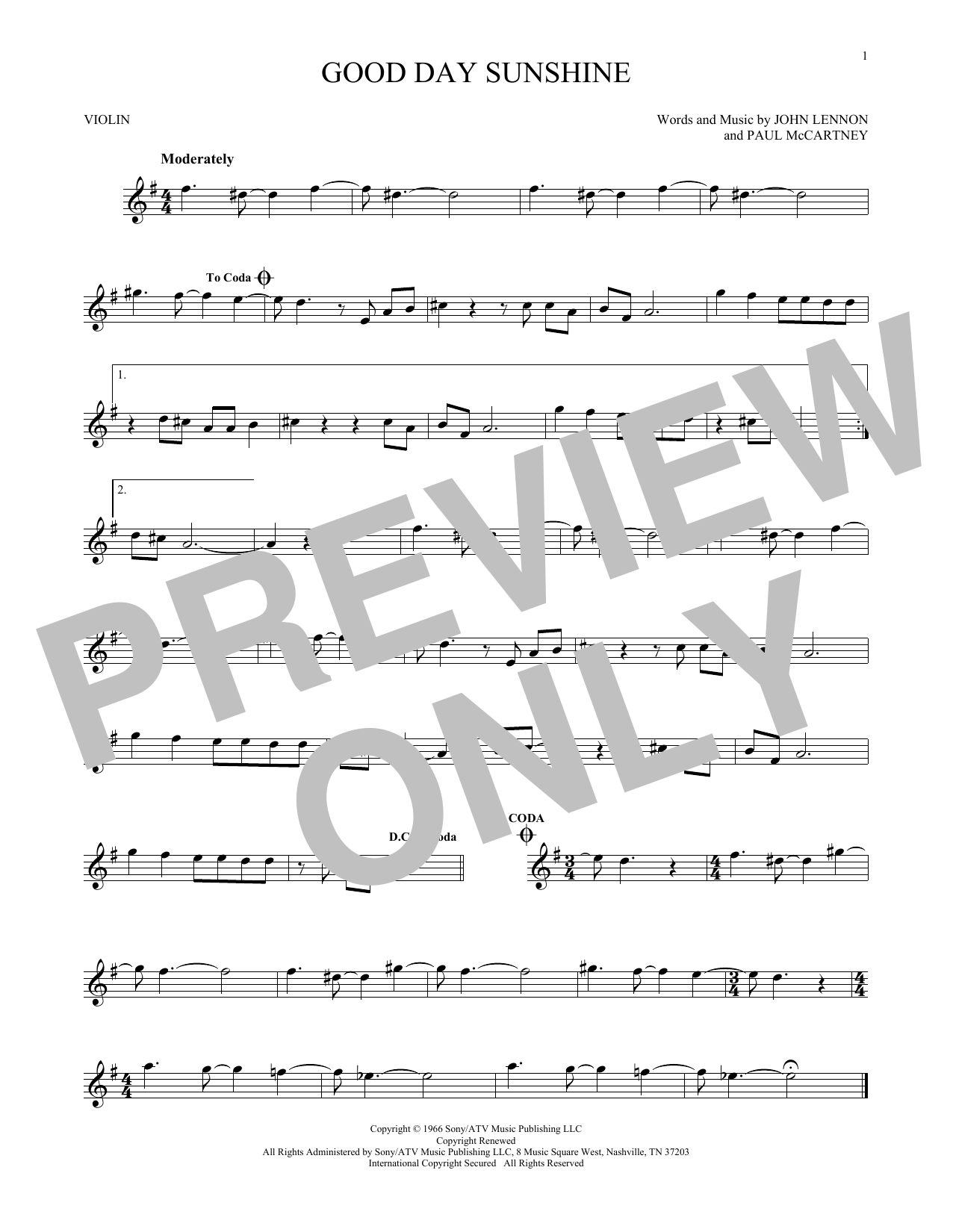 Product gallery: Page 1 of 1 Good Day Sunshine, The Beatles