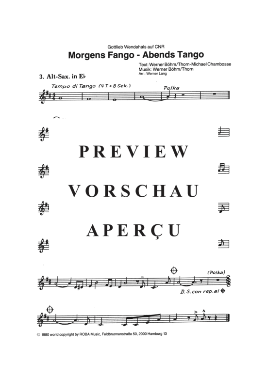 Produktgalerie: Seite 13 von 16 Morgens Fango - abends Tango , Wendehals, Gottlieb, (Combo-Band)