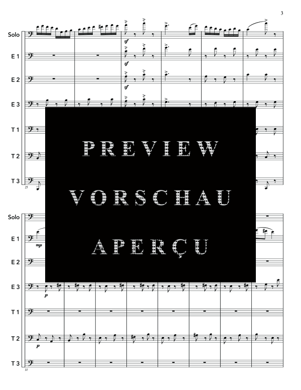 Produktgalerie: Seite 7 von 11 Dance of the Comedians, , (Euphonium/Tuba/Trompete Solo und EEETTT)