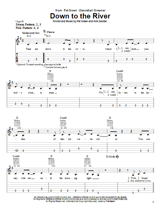 Product gallery: Page 1 of 1 Down To The River, Pat Green