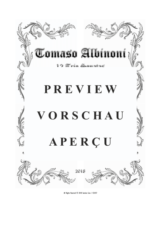Produktgalerie: Seite 2 von 11 12 Trio Sonatas Op.1, , 2 Violinen und Cembalo
