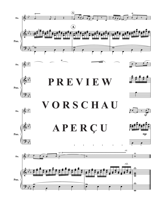 Produktgalerie: Seite 3 von 4 Largo , , (Horn in F + Klavier)