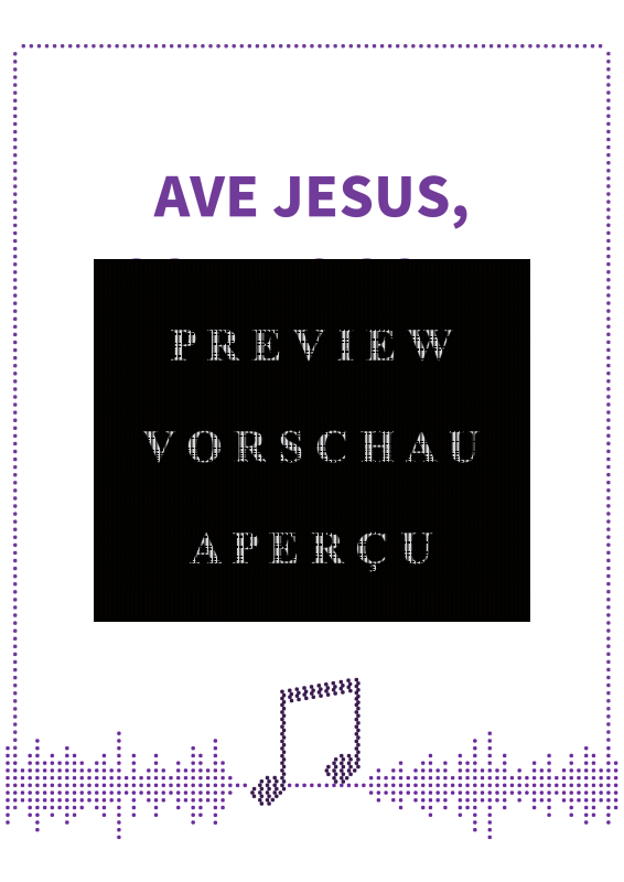 gallery: Ave Jesus, Gottes Sohn, , (oboe single part)