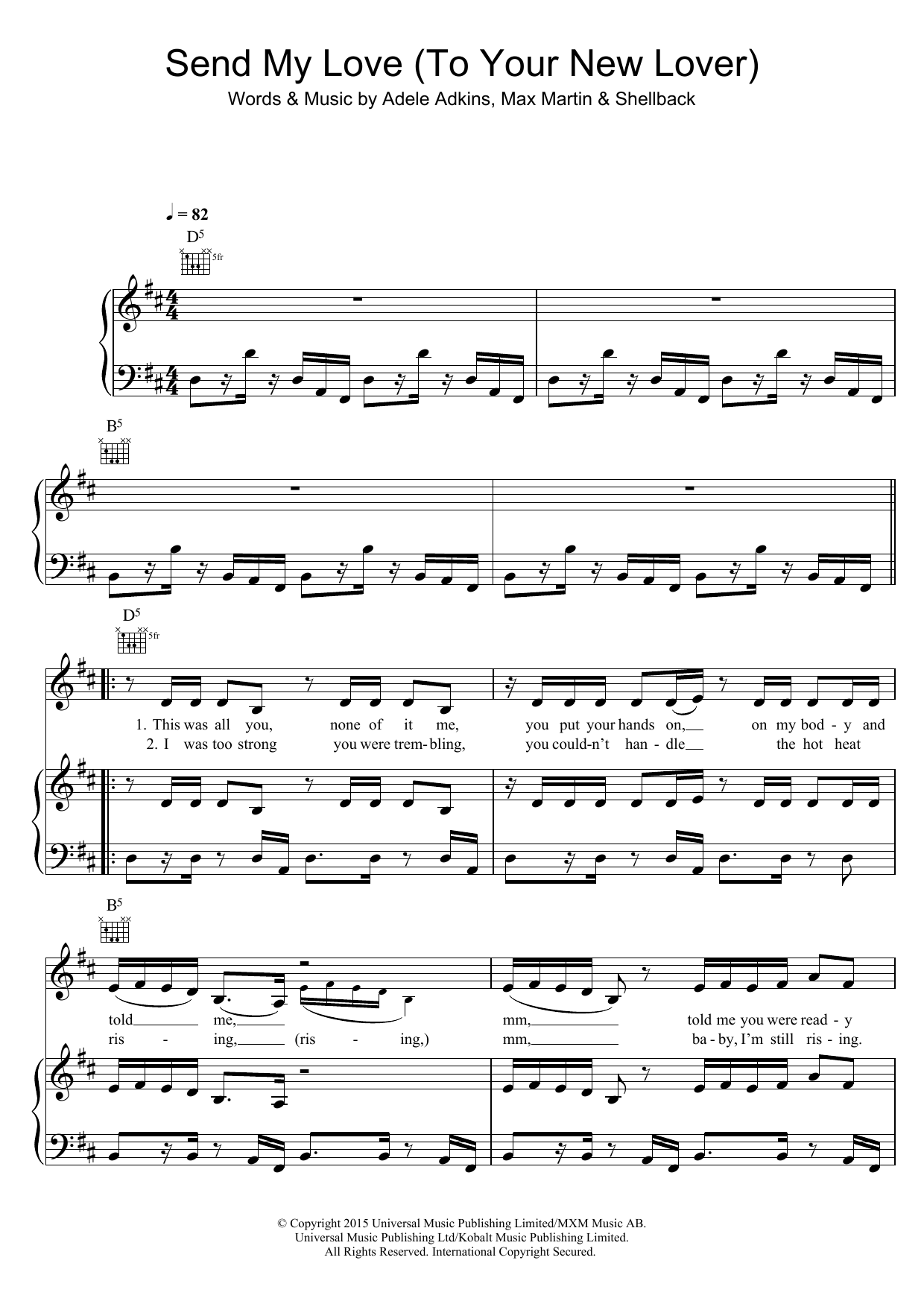 Produktbild zu: Send My Love (To Your New Lover)