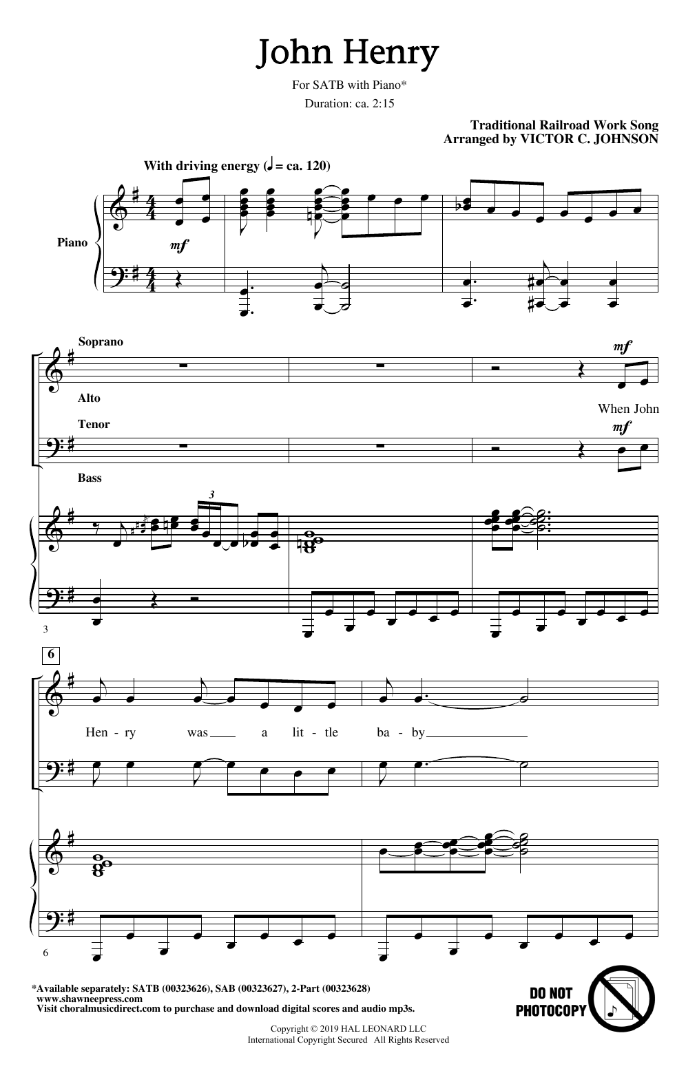 Product picture to: John Henry (arr. Victor C. Johnson)
