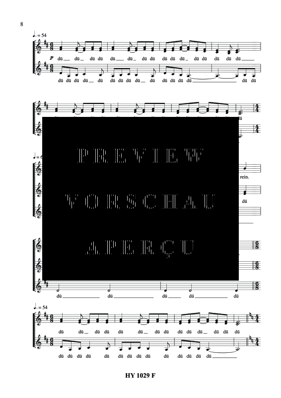 Product gallery: Page 9 of 11 Vier weihnachtliche Lieder, , (female choir SSAA)