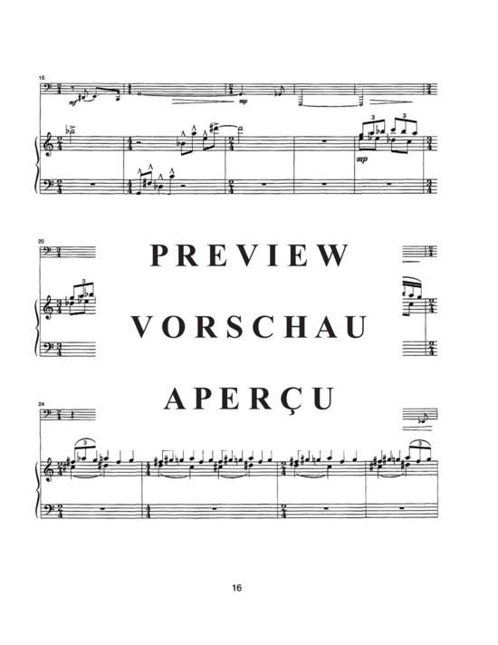 Product gallery: Page 20 of 21 Concerto for Tuba , , (tuba + piano)