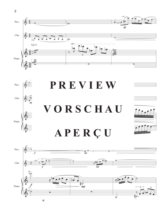 Product gallery: Page 5 of 21 Night Flight , , (piccolo, clarinet and piano)