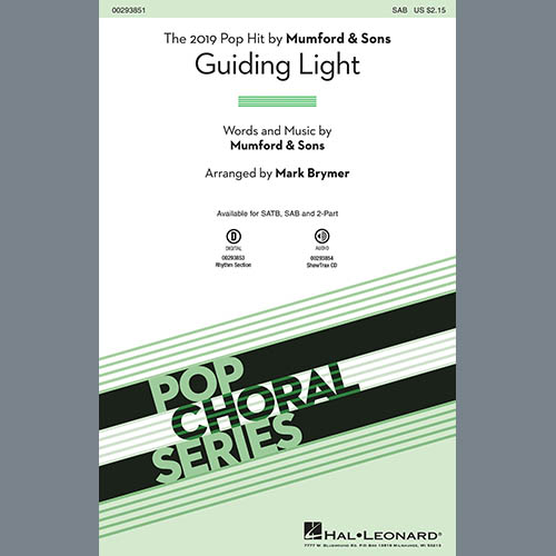 cover: Guiding Light (arr. Mark Brymer), Mumford & Sons
