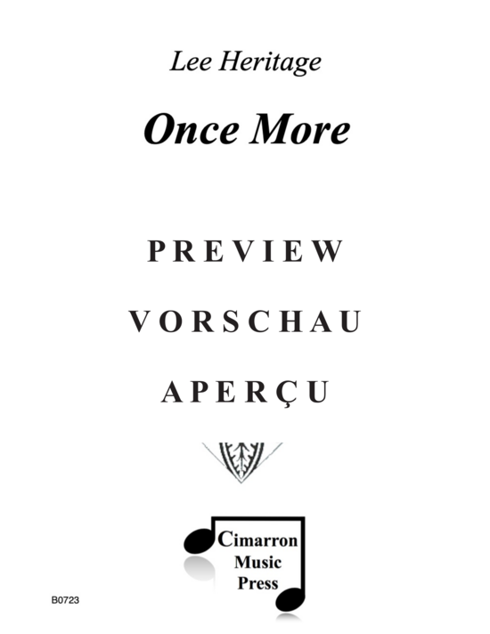 Product gallery: Page 2 of 18 Once More , , (Saxophonquartett SATB)
