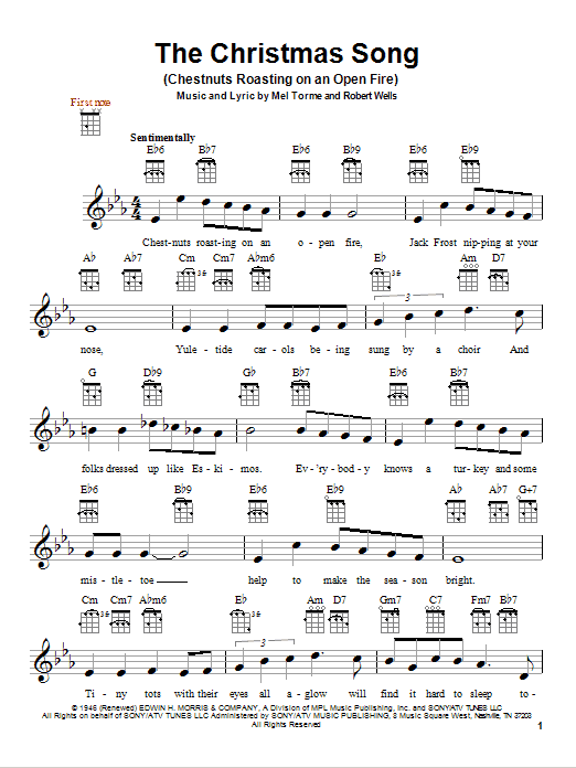 Product gallery: Page 1 of 1 The Christmas Song (Chestnuts Roasting On An Open Fire), Mel Torme