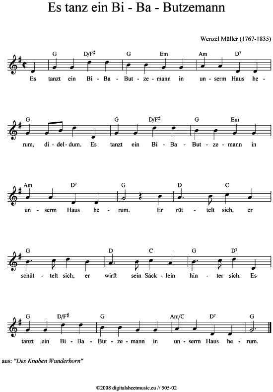 gallery: Es tanzt ein Bi - Ba - Butzemann, , 