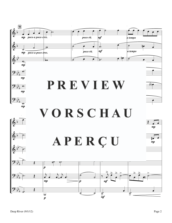 Produktgalerie: Seite 4 von 11 Deep River, , BlechblÀser Sextett