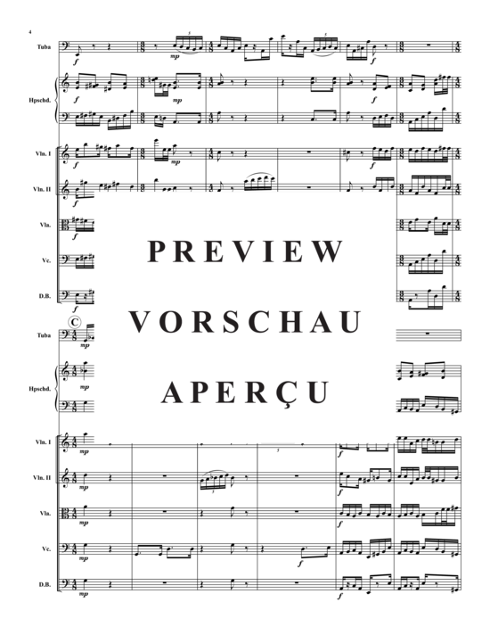 Product gallery: Page 7 of 21 Little Concerto in C , , (tuba + string quintet, harpsichord)