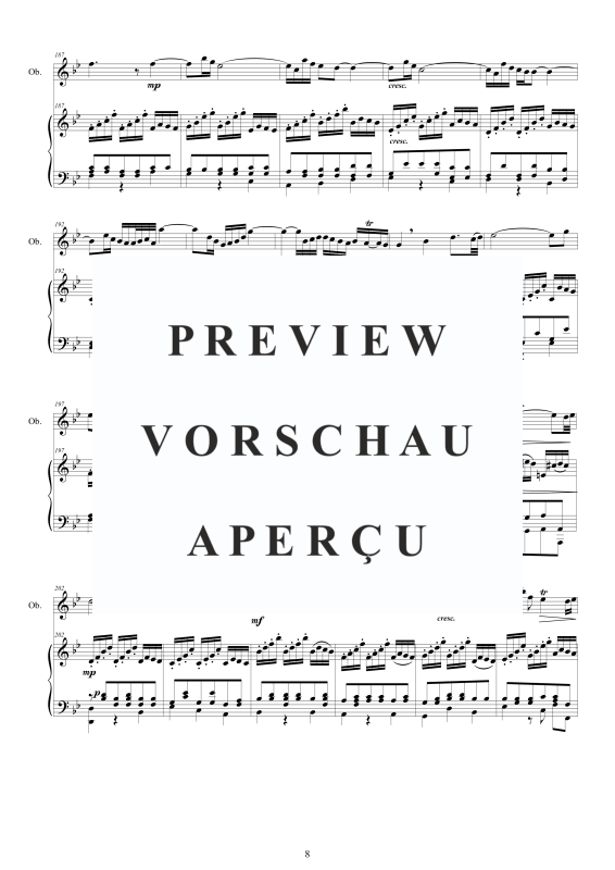 Produktgalerie: Seite 9 von 11 Oboe Concerto No.2 in D-Moll Op.9, , Oboe Solo und Klavier/Cembalo