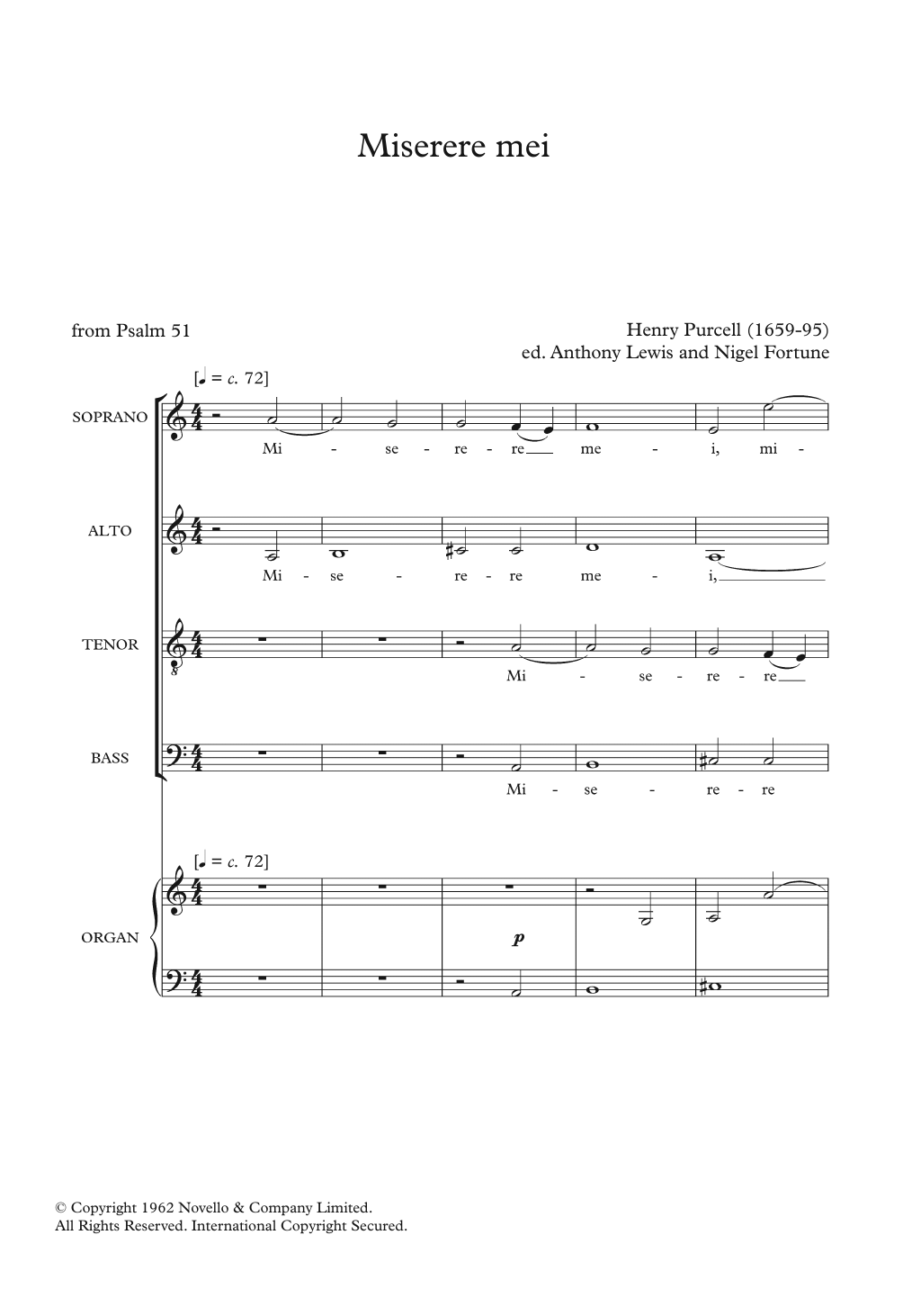 Produktbild zu: Miserere Mei