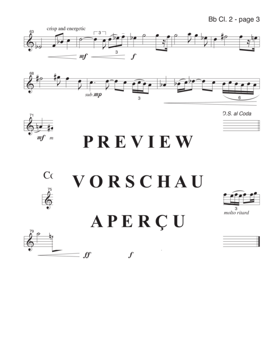 gallery: Prelude and Intrada , , (4 Klarinetten in B)