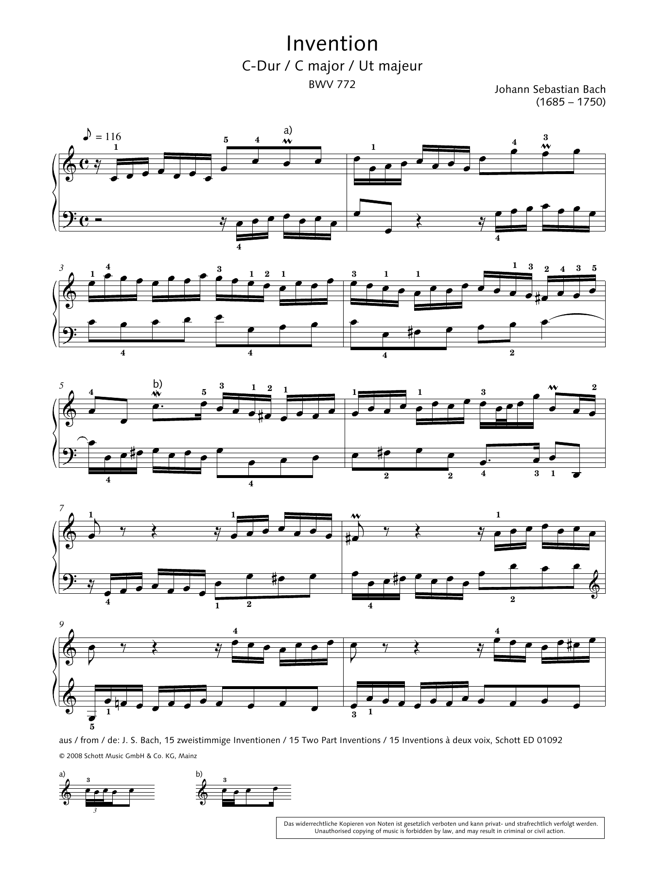 Product gallery: Page 1 of 1 Invention in C major, Hans-Gunter Heumann